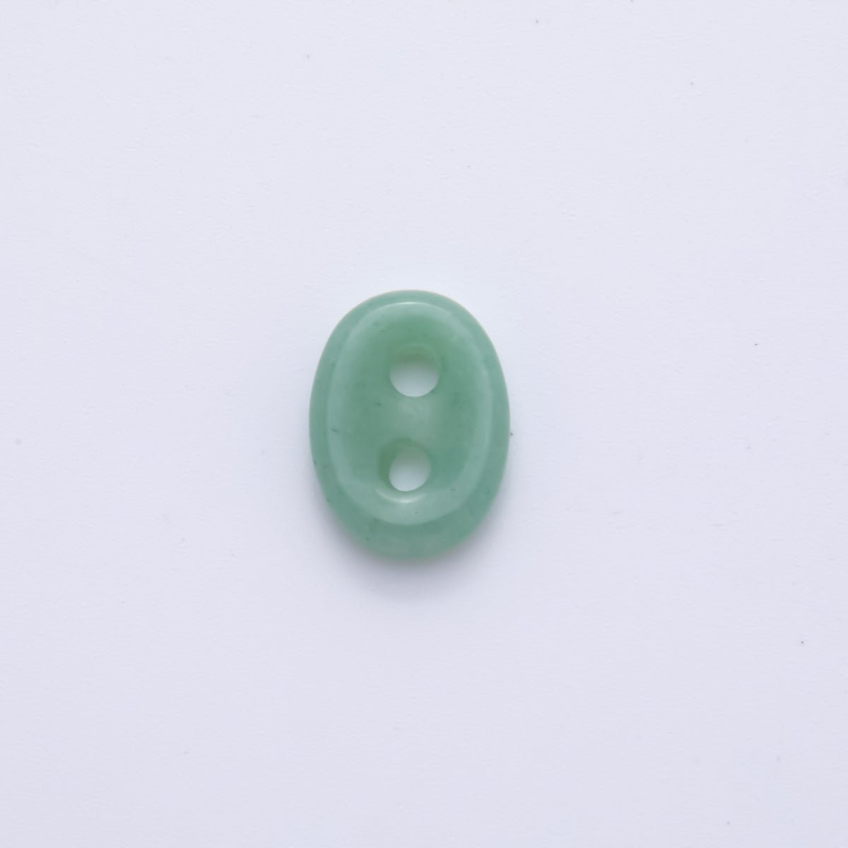 Natural Gemstone 2 Holes Button Spacer Beads | ZA1230 - ZA1233