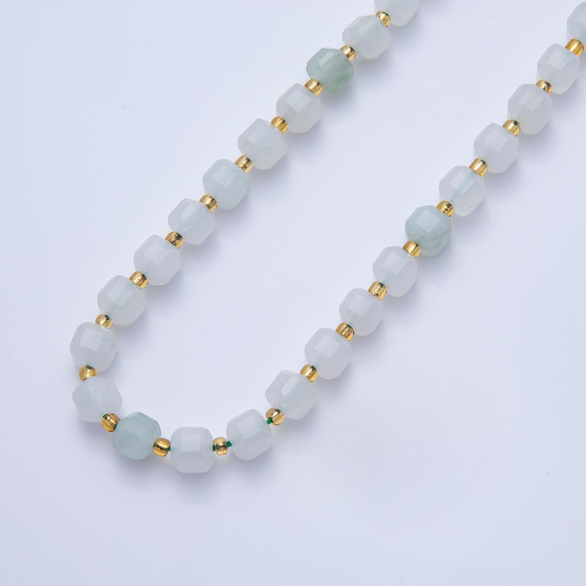 Natural Gemstone 6.5mm Multifaceted Cube Square Beads Strand Finding | WA-A3549 - WA-A3561