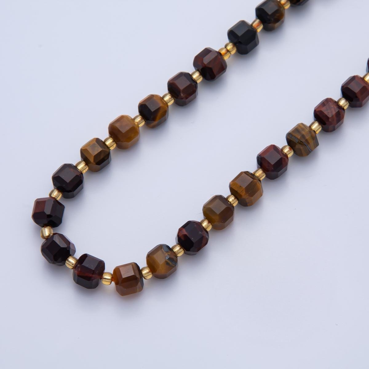 Natural Gemstone 6.5mm Multifaceted Cube Square Beads Strand Finding | WA-A3549 - WA-A3561
