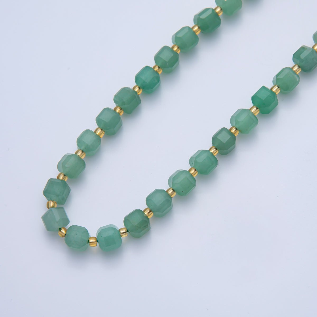 Natural Gemstone 6.5mm Multifaceted Cube Square Beads Strand Finding | WA-A3549 - WA-A3561