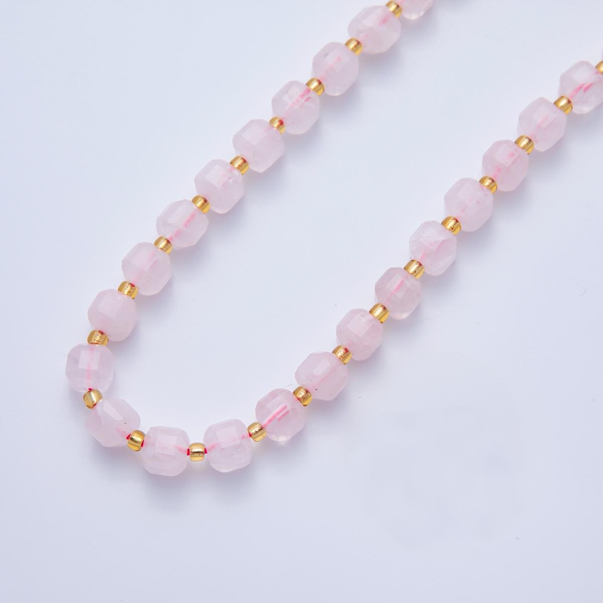 Natural Gemstone 6.5mm Multifaceted Cube Square Beads Strand Finding | WA-A3549 - WA-A3561