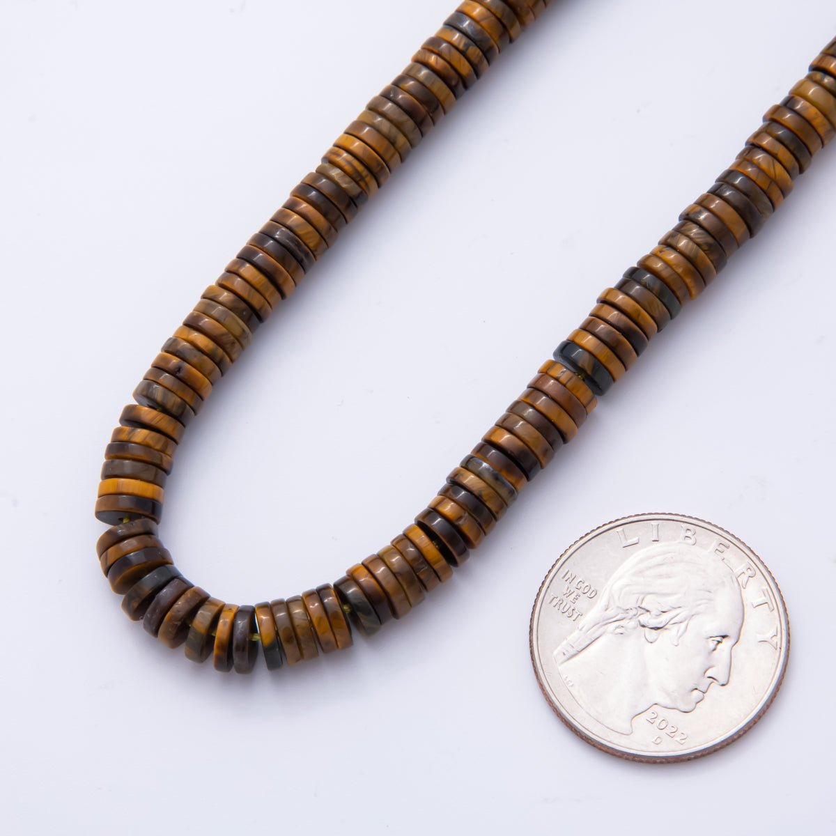Natural Gemstone Heishi Beads 6mm x 1.5mm Flat Disc Coin Beads Strand Finding | WA-A3598 - WA-A3608