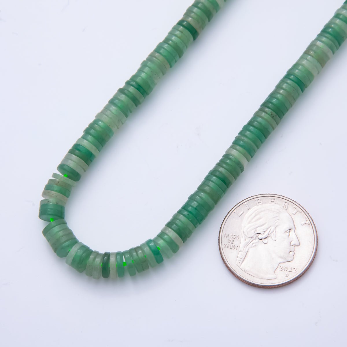 Natural Gemstone Heishi Beads 6mm x 1.5mm Flat Disc Coin Beads Strand Finding | WA-A3598 - WA-A3608