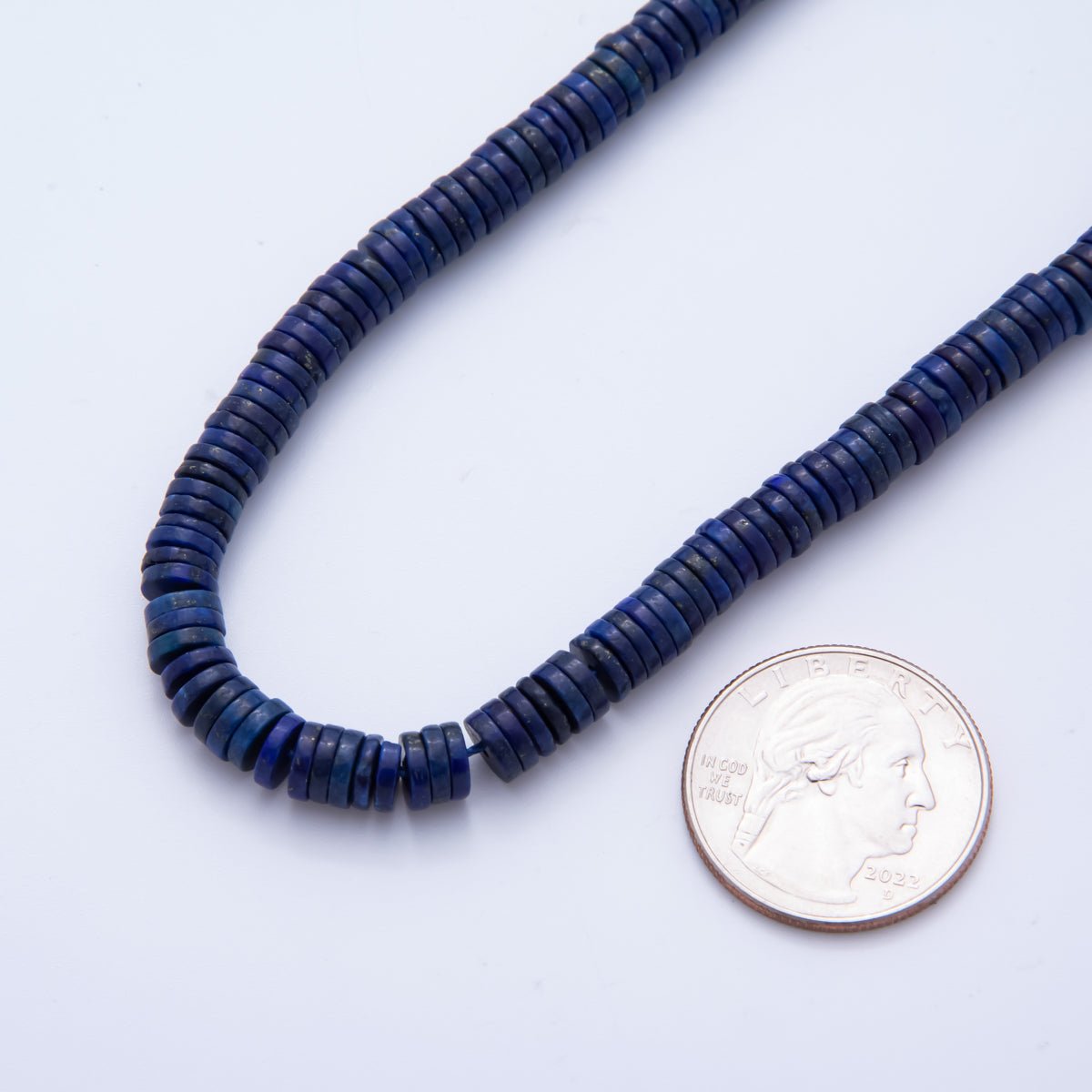 Natural Gemstone Heishi Beads 6mm x 1.5mm Flat Disc Coin Beads Strand Finding | WA-A3598 - WA-A3608