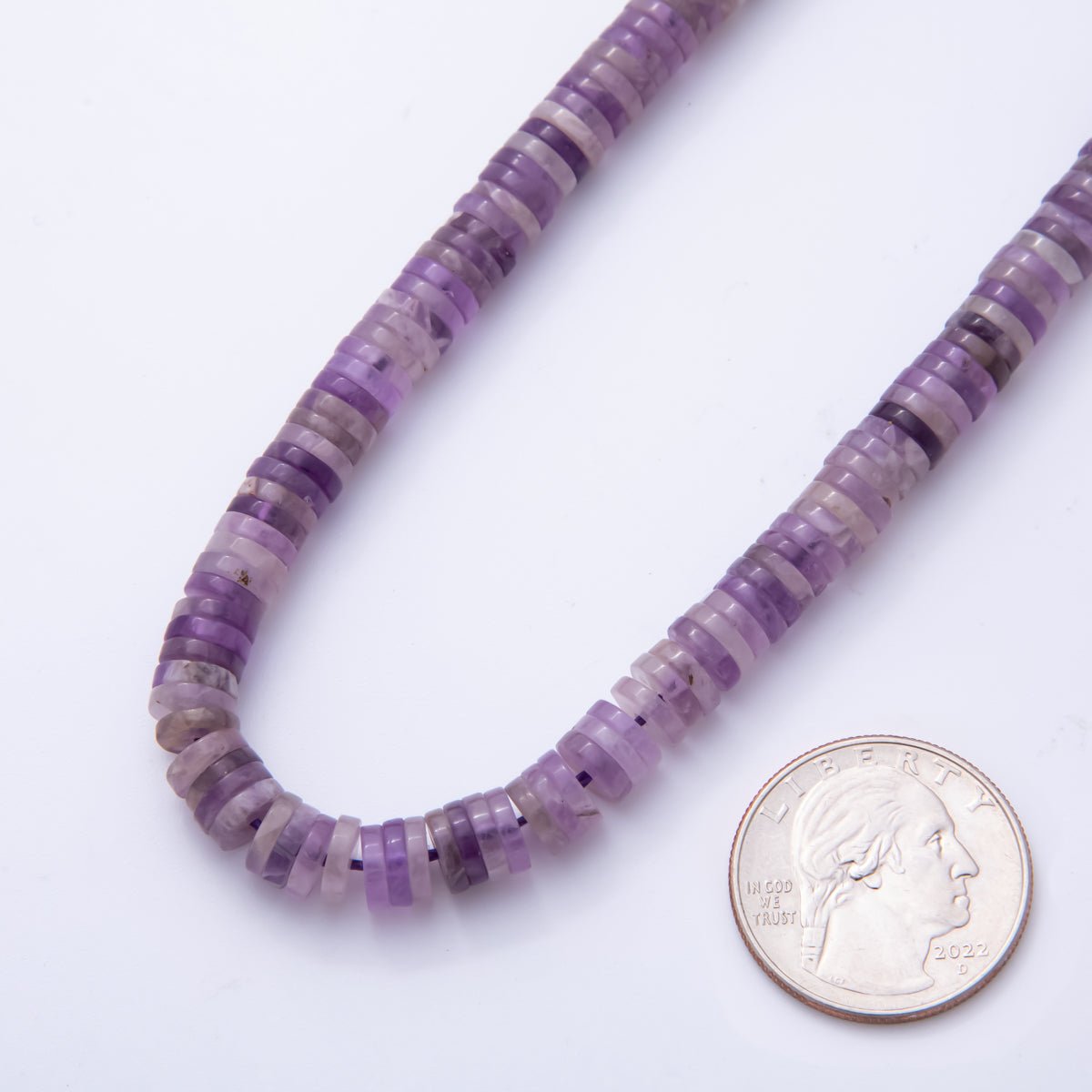 Natural Gemstone Heishi Beads 6mm x 1.5mm Flat Disc Coin Beads Strand Finding | WA-A3598 - WA-A3608