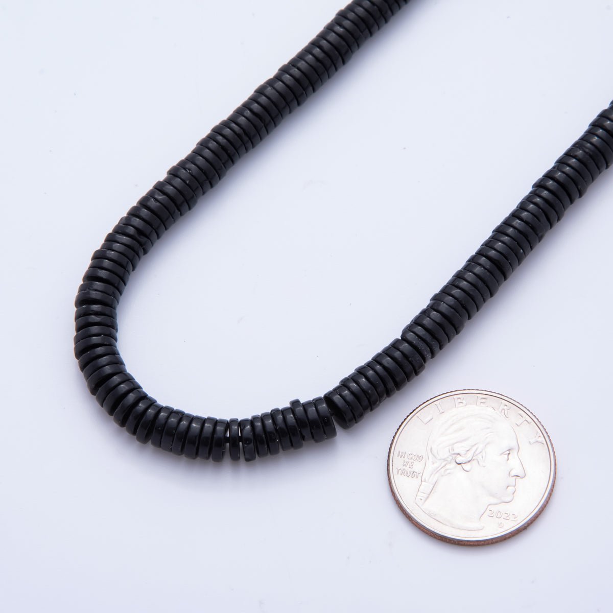 Natural Gemstone Heishi Beads 6mm x 1.5mm Flat Disc Coin Beads Strand Finding | WA-A3598 - WA-A3608