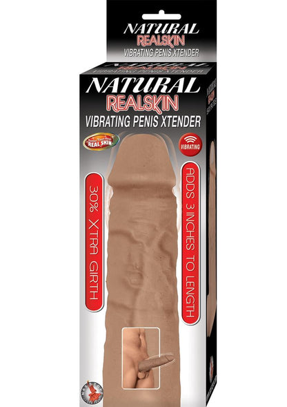 Natural Realskin Vibrating Penis Xtender