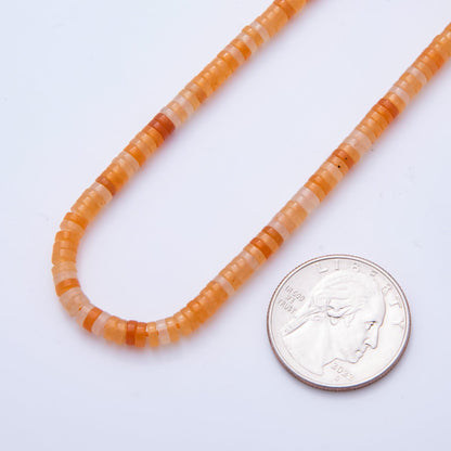 Natural Rondelle Beads Gemstone 4mm x 1.5mm Dark Mixed Color Smooth Beads Strand Finding | WA-A3586 - WA-A3597
