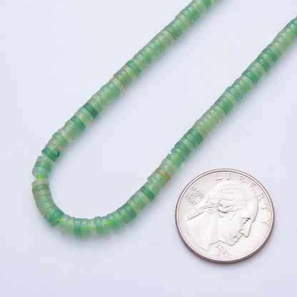 Natural Rondelle Beads Gemstone 4mm x 1.5mm Dark Mixed Color Smooth Beads Strand Finding | WA-A3586 - WA-A3597