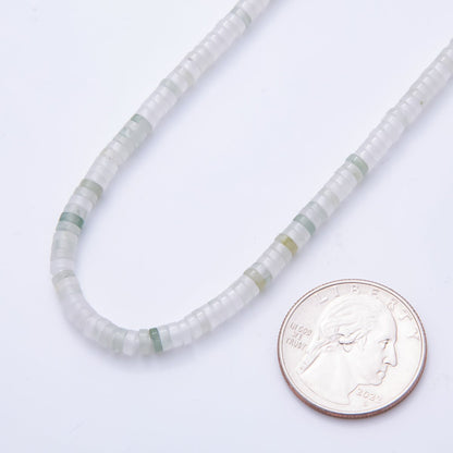 Natural Rondelle Beads Gemstone 4mm x 1.5mm Dark Mixed Color Smooth Beads Strand Finding | WA-A3586 - WA-A3597