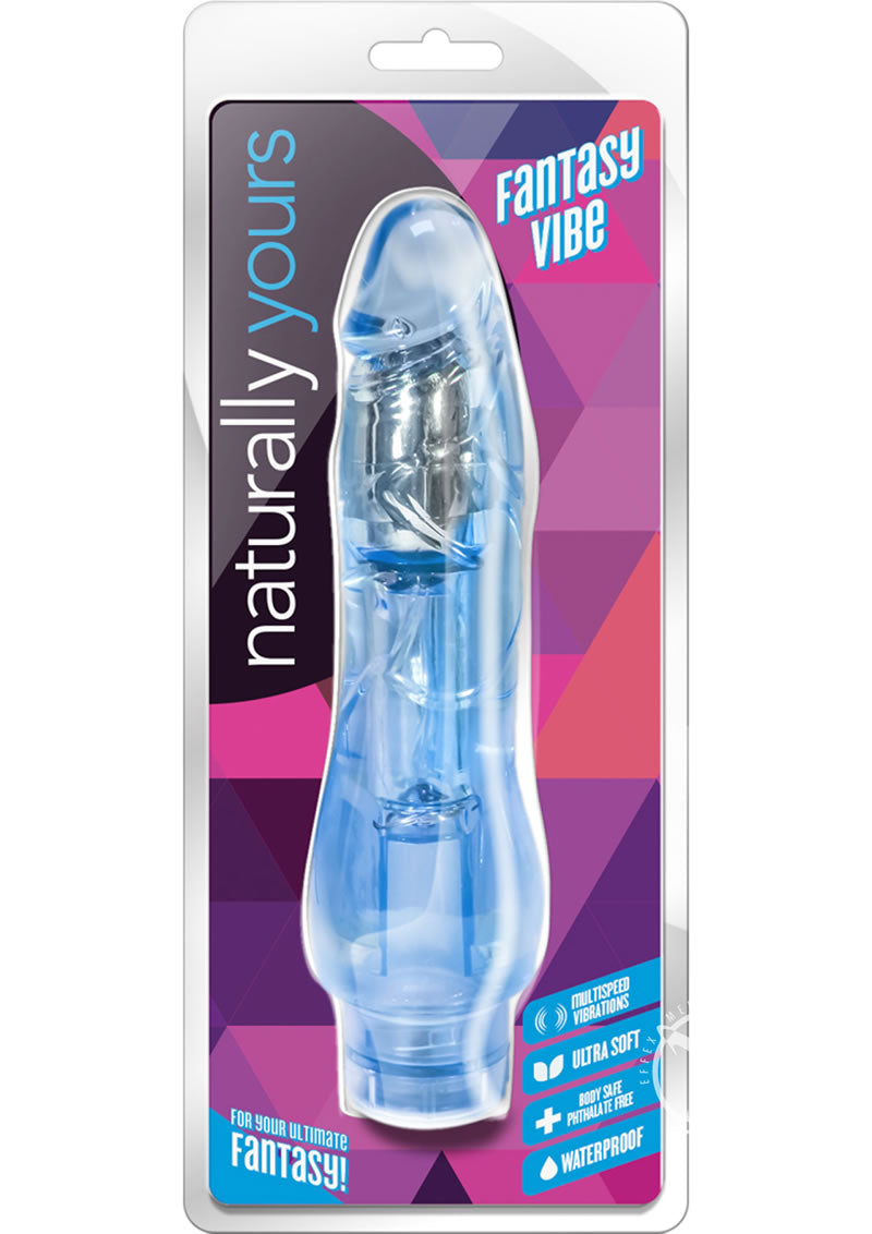 Naturally Yours Fantasy Vibe Vibrating Silicone Dildo