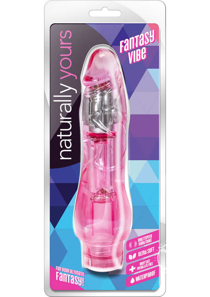 Naturally Yours Fantasy Vibe Vibrating Silicone Dildo