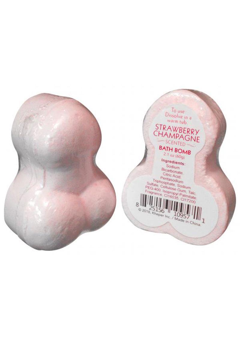 Strawberry Champagne Naughty Bath Bomb
