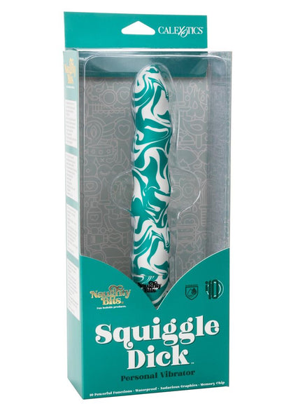 CalExotics Naughty Bits Squiggle Dick Personal Vibrator 10 Functions