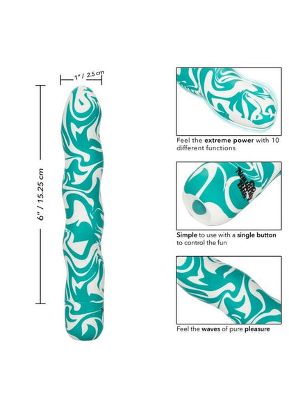 CalExotics Naughty Bits Squiggle Dick Personal Vibrator 10 Functions