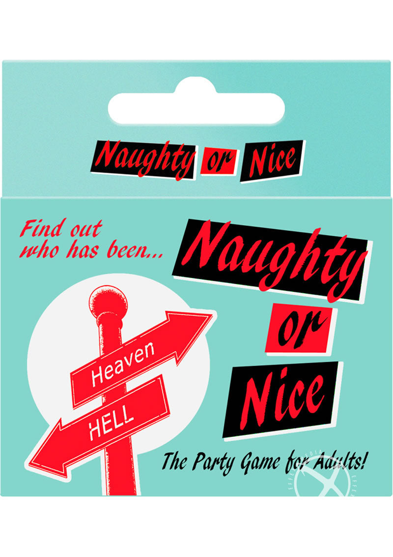 Naughty or Nice Drinking Card Game Find Out Who’s Been Naughty