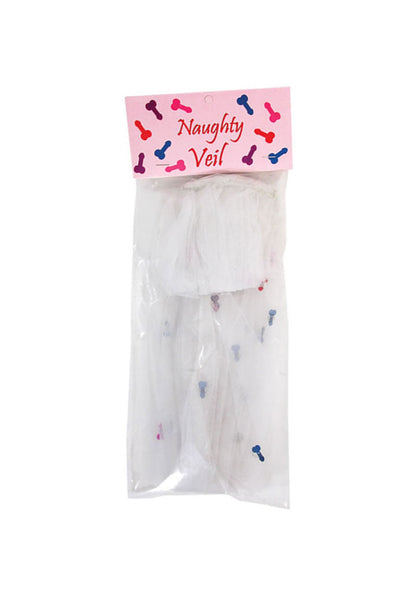 Naughty Veil Fun and Playful Bridal Accessory