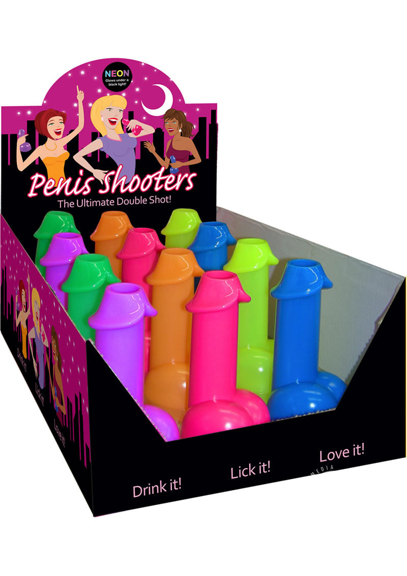 Neon Penis Shooters -12 Count