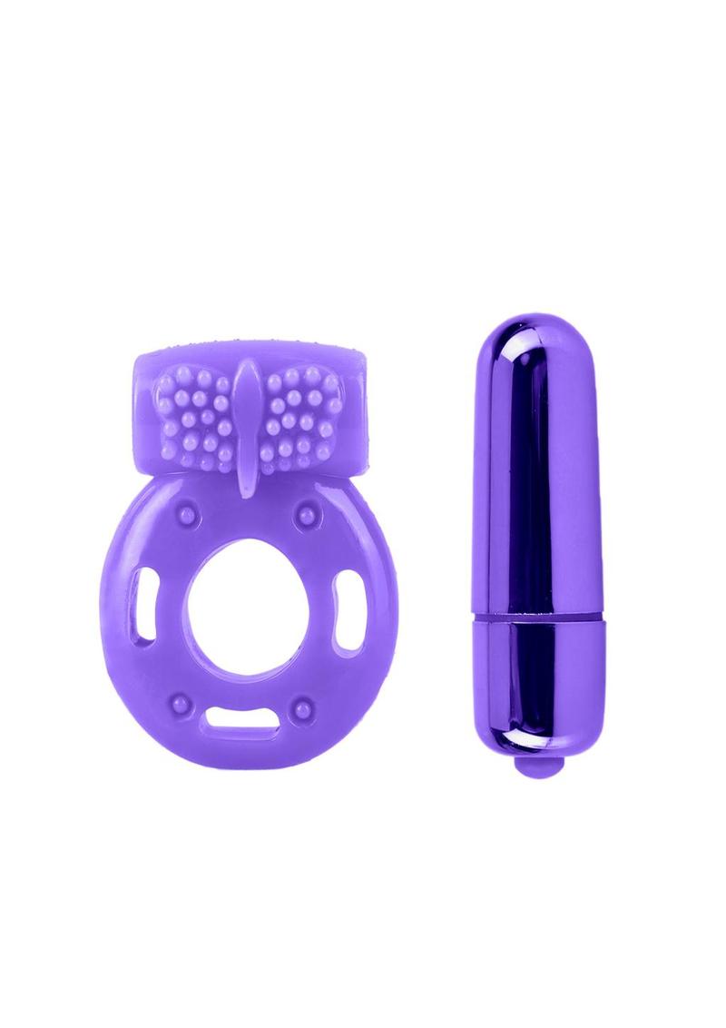 Neon Vibrating Silicone Couples Kit