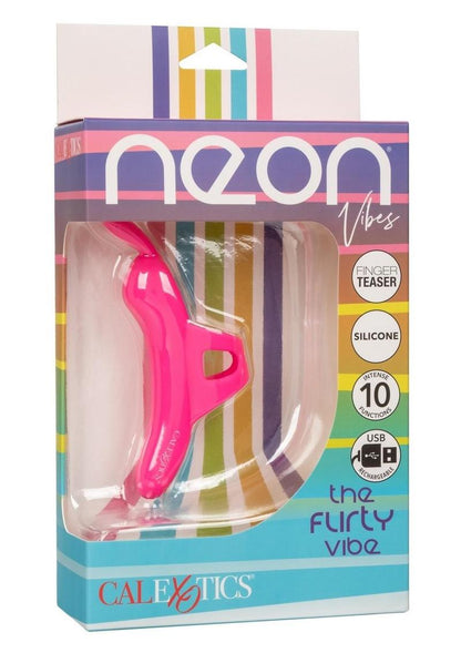 Neon Vibes Flirty Finger Vibrator