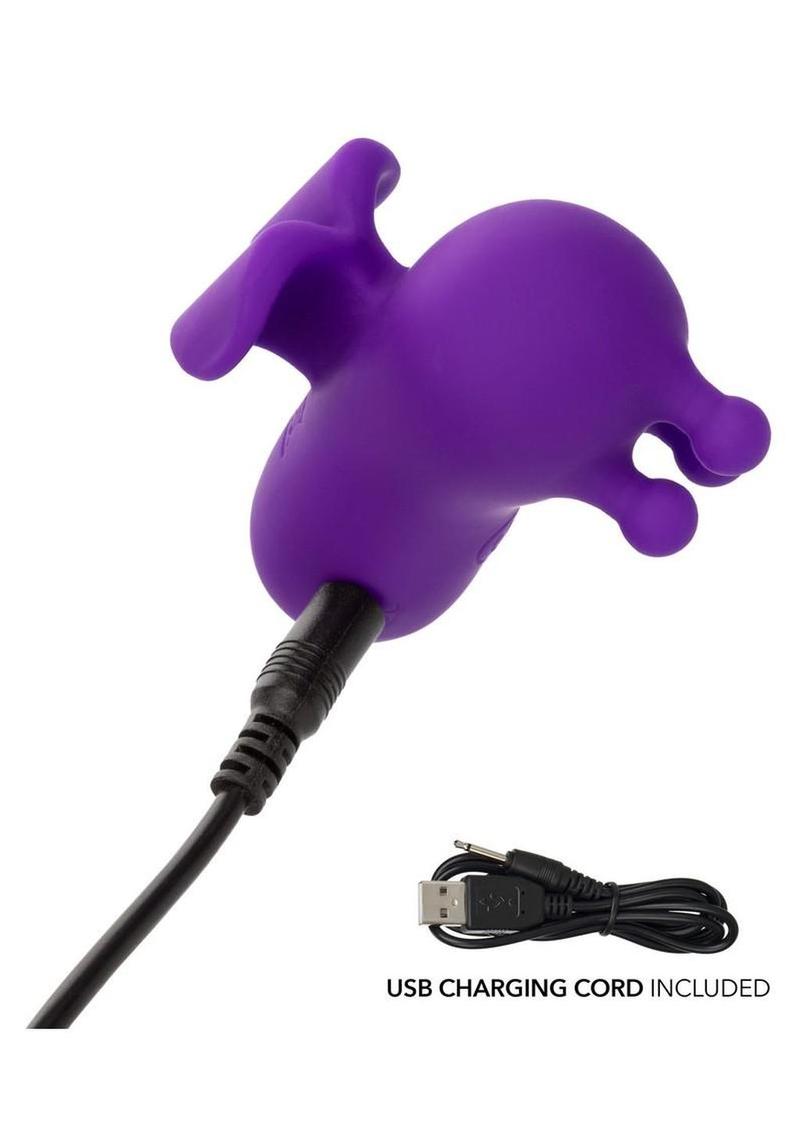 Neon Vibes Triple Tease Rechargeable Silicone Vibrator
