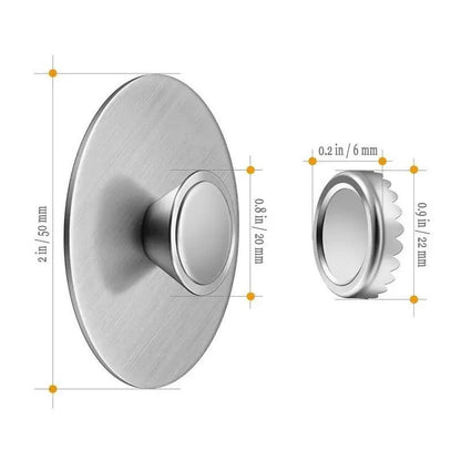 New 1PC Magnetic Soap Holder Tool Free Rustproof Sponge Holder Dish Holder Soap Dish For Bathroom Lavatory Home Soap Dish Suction Strongly Magnetic soap Holder Rustproof Stainless Soap Holder for Bathroom and Kitchen