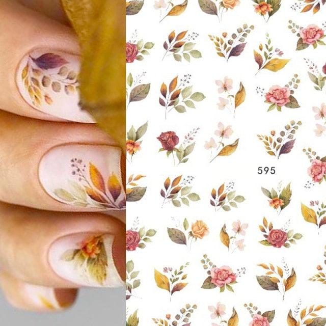 New 3D Self-Adhesive Lovely Red Lips Image Nails Stickers for Nails Sticker Decorations Manicure Valentine&