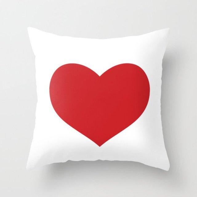 New Creative Red Cushion Case Hot Modern Home Outdoor Decorative Geometry Square Pillow Case Decorative Pillows Case Sofa Couch Seat Polyester Pillows Covers 45x45CM