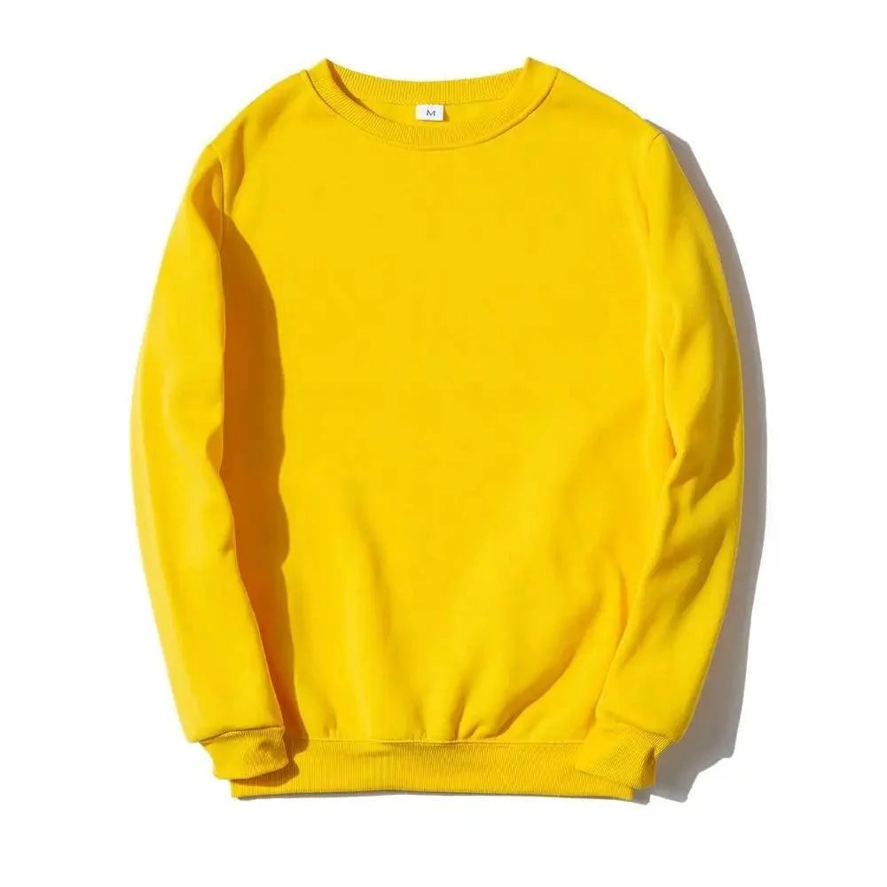 New Fashion Solid Sweatshirts Autumn Winter Warm Fleece Sweatshirt Fashion Women Solid Sweatshirts Autumn Women Tops Couple Hip Hop Pullover