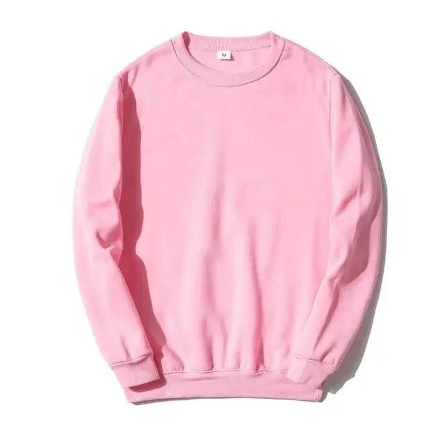 New Fashion Solid Sweatshirts Autumn Winter Warm Fleece Sweatshirt Fashion Women Solid Sweatshirts Autumn Women Tops Couple Hip Hop Pullover