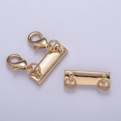 New Gold Magnetic Necklace Detangler, Multiple Strand Chain Necklace / Bracelet for Layering Stackable L-576~L-579 L-724