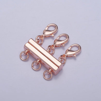New Gold Magnetic Necklace Detangler, Multiple Strand Chain Necklace / Bracelet for Layering Stackable L-576~L-579 L-724