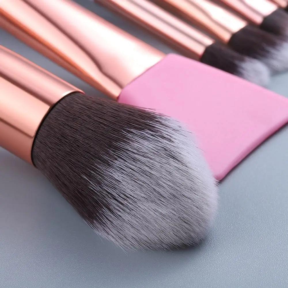 New Luxurious 12/8/5pcs Eye Lip Makeup Brushes Set Eyebrow Comb Eyelash Sponge Eyeshadow Silicone Face Mask Edge Control Brush Cosmetics