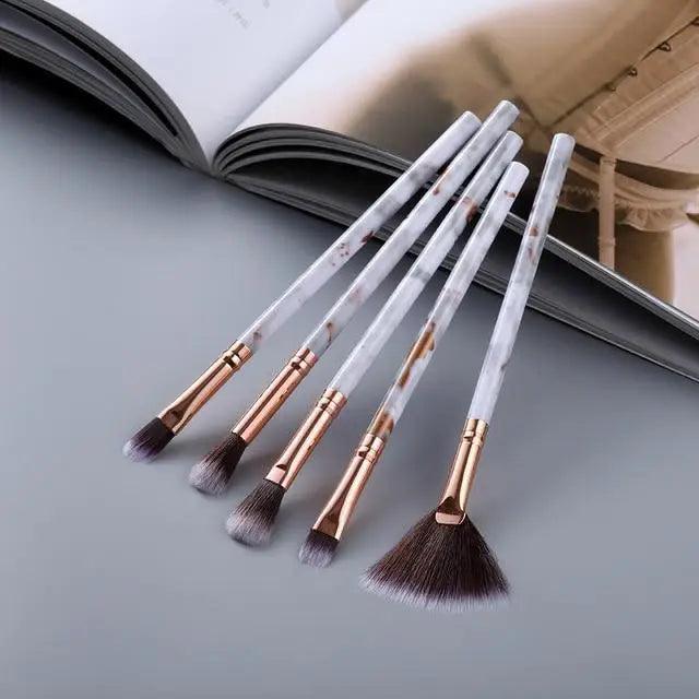 New Luxurious 12/8/5pcs Eye Lip Makeup Brushes Set Eyebrow Comb Eyelash Sponge Eyeshadow Silicone Face Mask Edge Control Brush Cosmetics