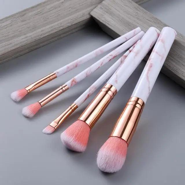 New Luxurious 12/8/5pcs Eye Lip Makeup Brushes Set Eyebrow Comb Eyelash Sponge Eyeshadow Silicone Face Mask Edge Control Brush Cosmetics
