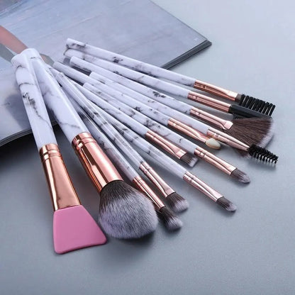 New Luxurious 12/8/5pcs Eye Lip Makeup Brushes Set Eyebrow Comb Eyelash Sponge Eyeshadow Silicone Face Mask Edge Control Brush Cosmetics