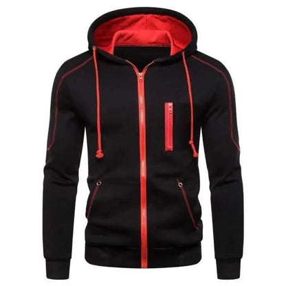 New Men Hoodies Jacket Fleece Hooded Coat Sportwear Male Streetwear Tracksuit Sweatshirts Hoodie Sweatshirt Sets Casual Jogging Athletic Hoodies