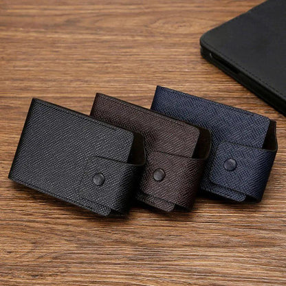 New Modern Fashion Unisex Business Leather Wallet Cool ID Credit Card Holder Name Cards Case Pocket Organizer Bag Multiple Card Slots Wallet Clip Very Light Wearable Clip