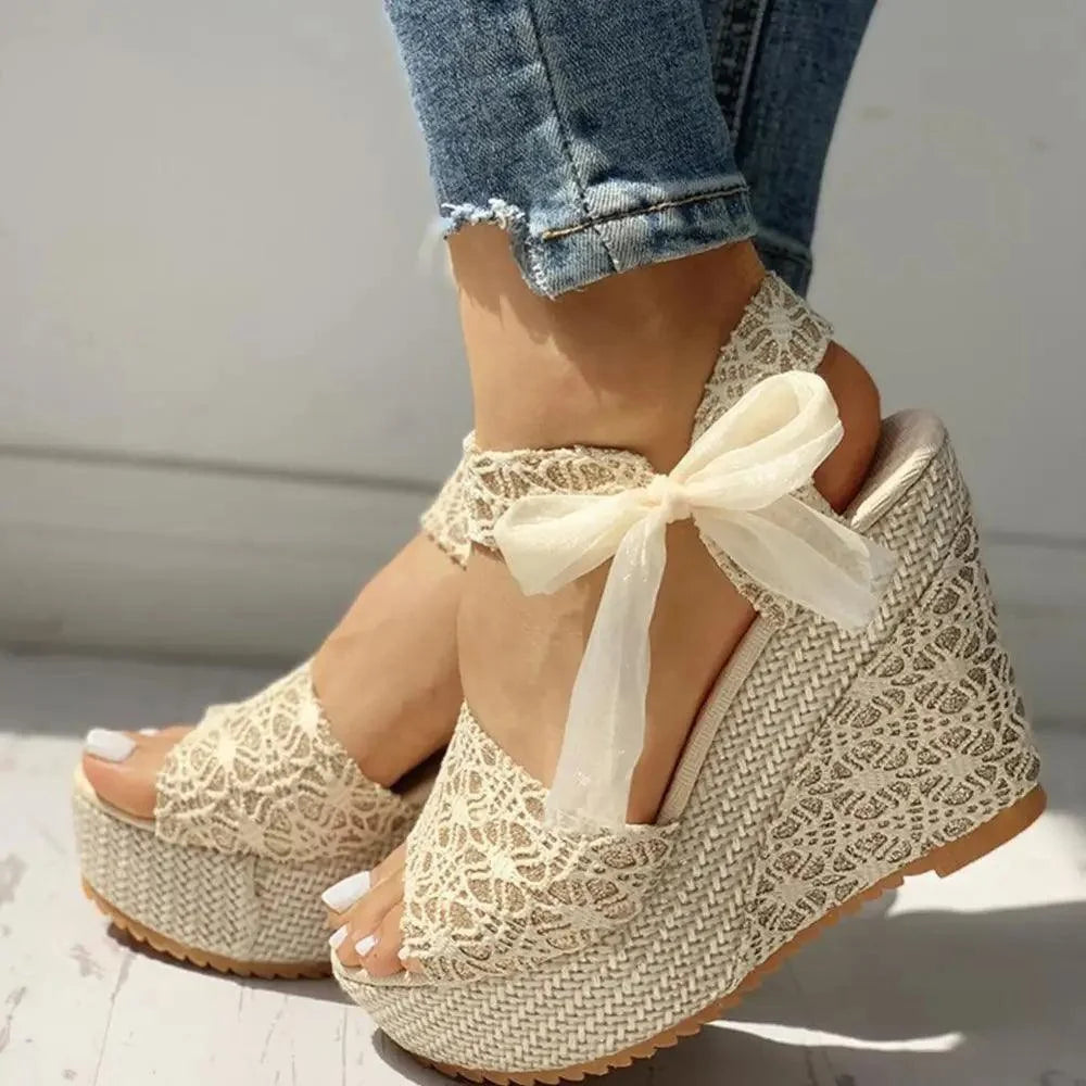 New Modern Women Wood High Heels Sandals Elegant Stylish Design Summer Womens Shoes