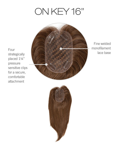 Raquel Welch On Key 16" Hair Topper