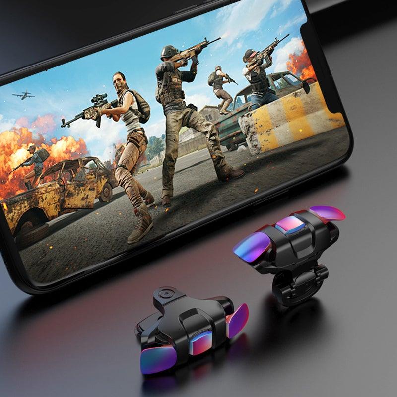 New Phone Mobile Gaming Trigger Fire Button Handle Shooter Game Joysticks Gamepad For Fire Shooting Controller Mobile Game Controllers, iOS &amp; Android Controller, Aim Trigger Fire Buttons Shooter Sensitive Joystick, Portable Controller Gamepad