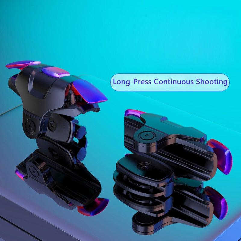 New Phone Mobile Gaming Trigger Fire Button Handle Shooter Game Joysticks Gamepad For Fire Shooting Controller Mobile Game Controllers, iOS &amp; Android Controller, Aim Trigger Fire Buttons Shooter Sensitive Joystick, Portable Controller Gamepad