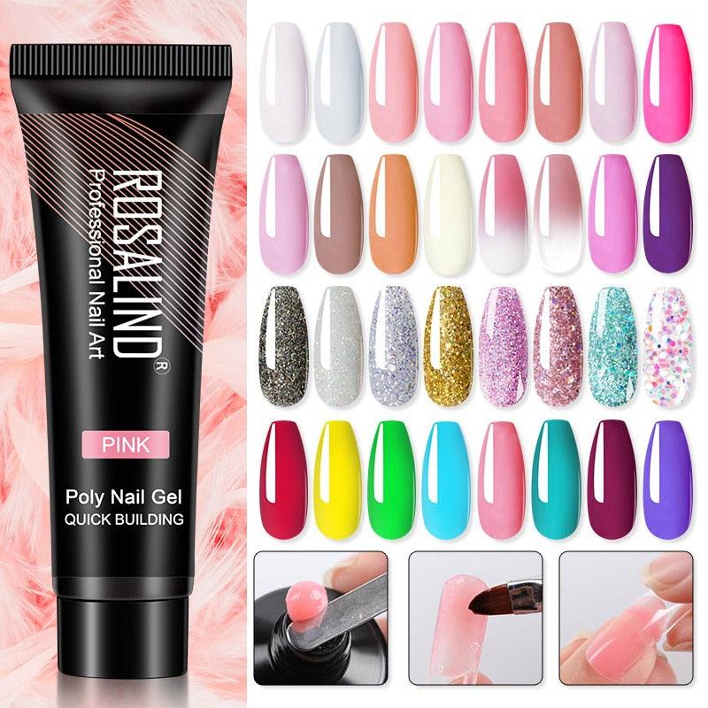 New Popular Nail Polish Gel 15ml UV Nail Extension Gel Permanent Nail Art Manicure Design Fashion Gel For Womens