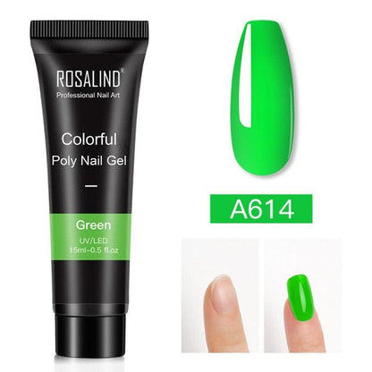 New Popular Nail Polish Gel 15ml UV Nail Extension Gel Permanent Nail Art Manicure Design Fashion Gel For Womens