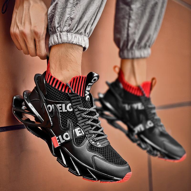 New Running Sneakers High Quality Breathable Mesh Sneakers For Jogging Walking Athletics Trainer Sports Men&
