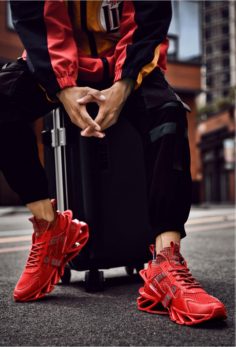 New Running Sneakers High Quality Breathable Mesh Sneakers For Jogging Walking Athletics Trainer Sports Men&