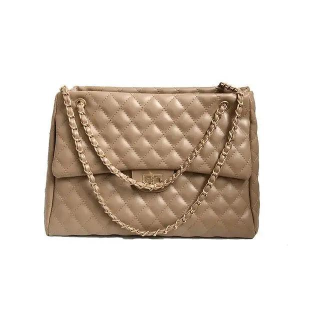 Women Pu Leather Shoulder Bag Fashionable Designer Luxury Female Large Capacity Crossbody Bag