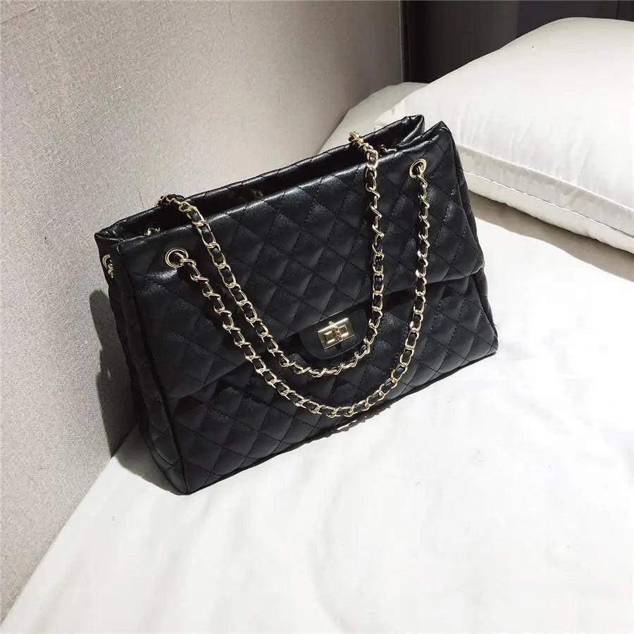 Women Pu Leather Shoulder Bag Fashionable Designer Luxury Female Large Capacity Crossbody Bag