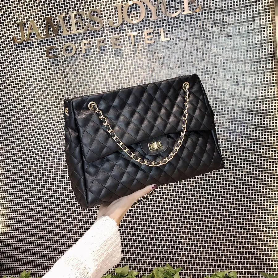 Women Pu Leather Shoulder Bag Fashionable Designer Luxury Female Large Capacity Crossbody Bag