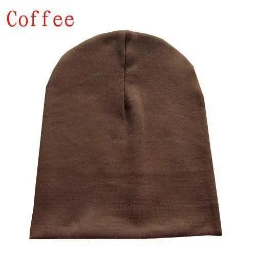 New Trendy  Baby Street Dance Hip Hat Cotton Spring Autumn Toddler Cap Scarf For Boys Girls Winter Warm Solid Color Children Hat Men&